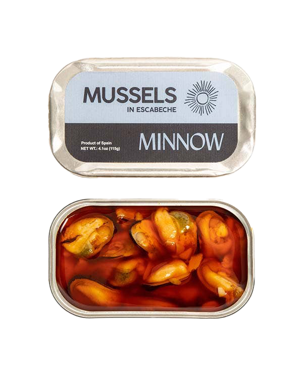 Minnow - Mussels in Escabeche 4.1oz