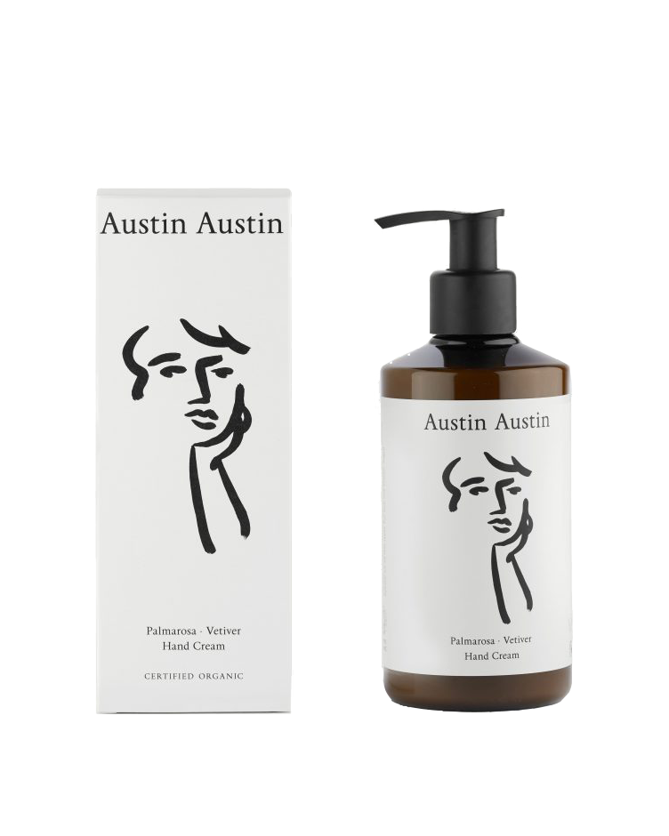 Austin Austin palmarosa & vetiver hand cream organic