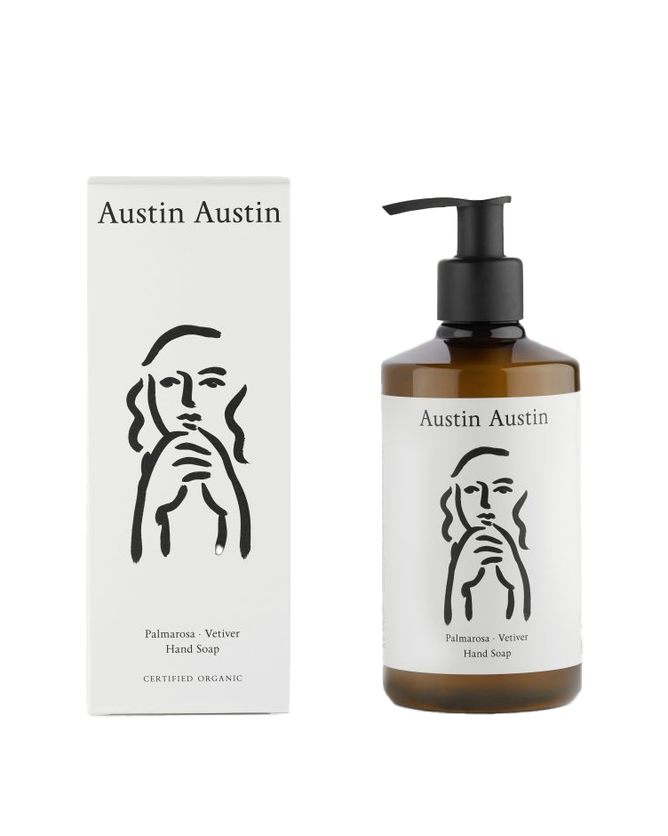 Austin Austin palmarosa & vetiver hand soap organic